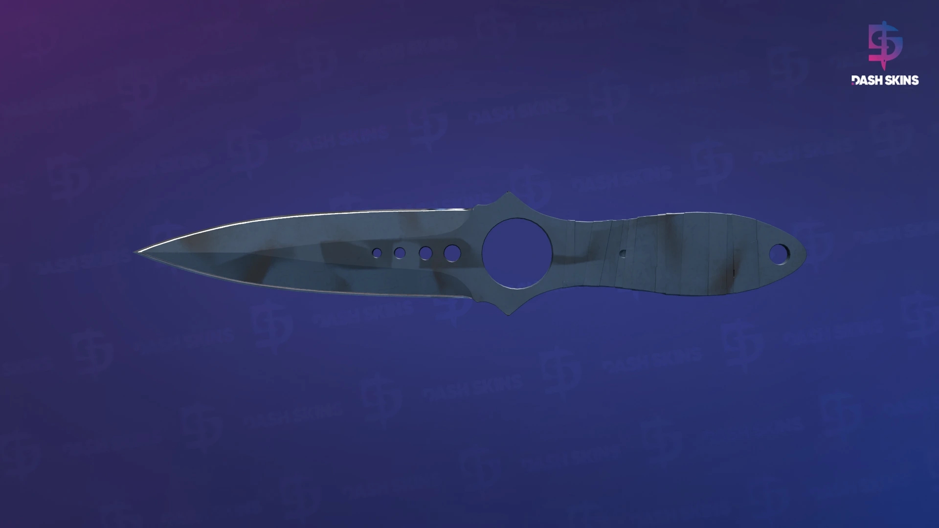 ★ Skeleton Knife | Night Stripe (Field-Tested) Screenshot Playside