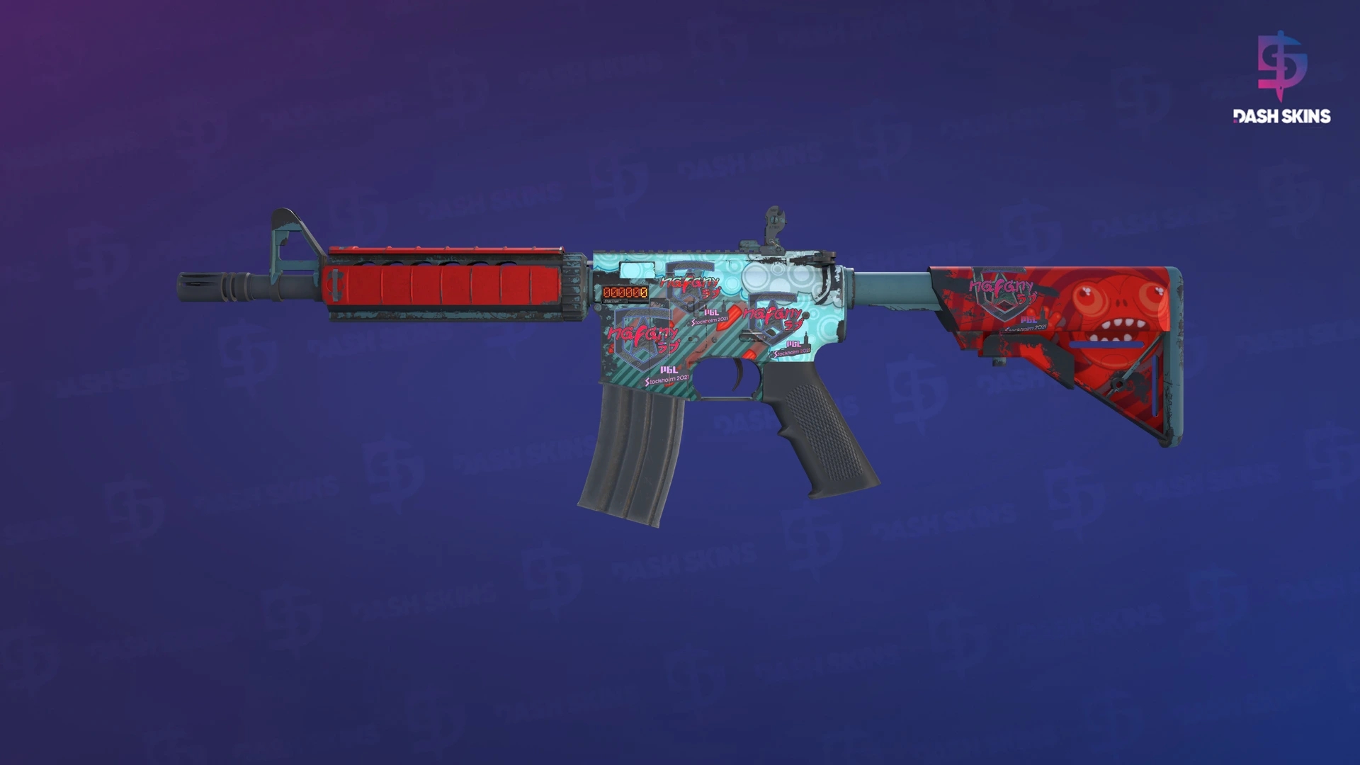 StatTrak™ M4A4 | Bullet Rain (Field-Tested) Screenshot Playside