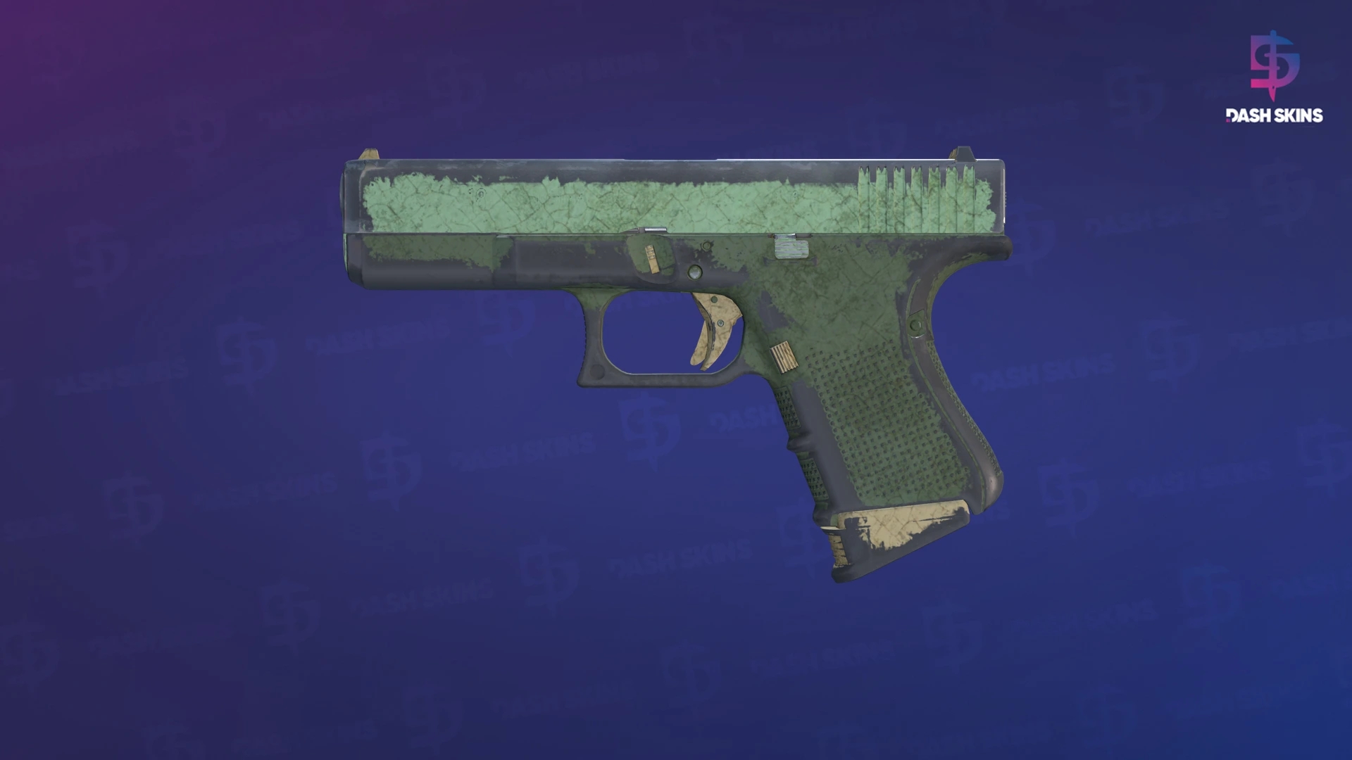 Souvenir Glock-18 | Groundwater (Battle-Scarred) Screenshot Playside