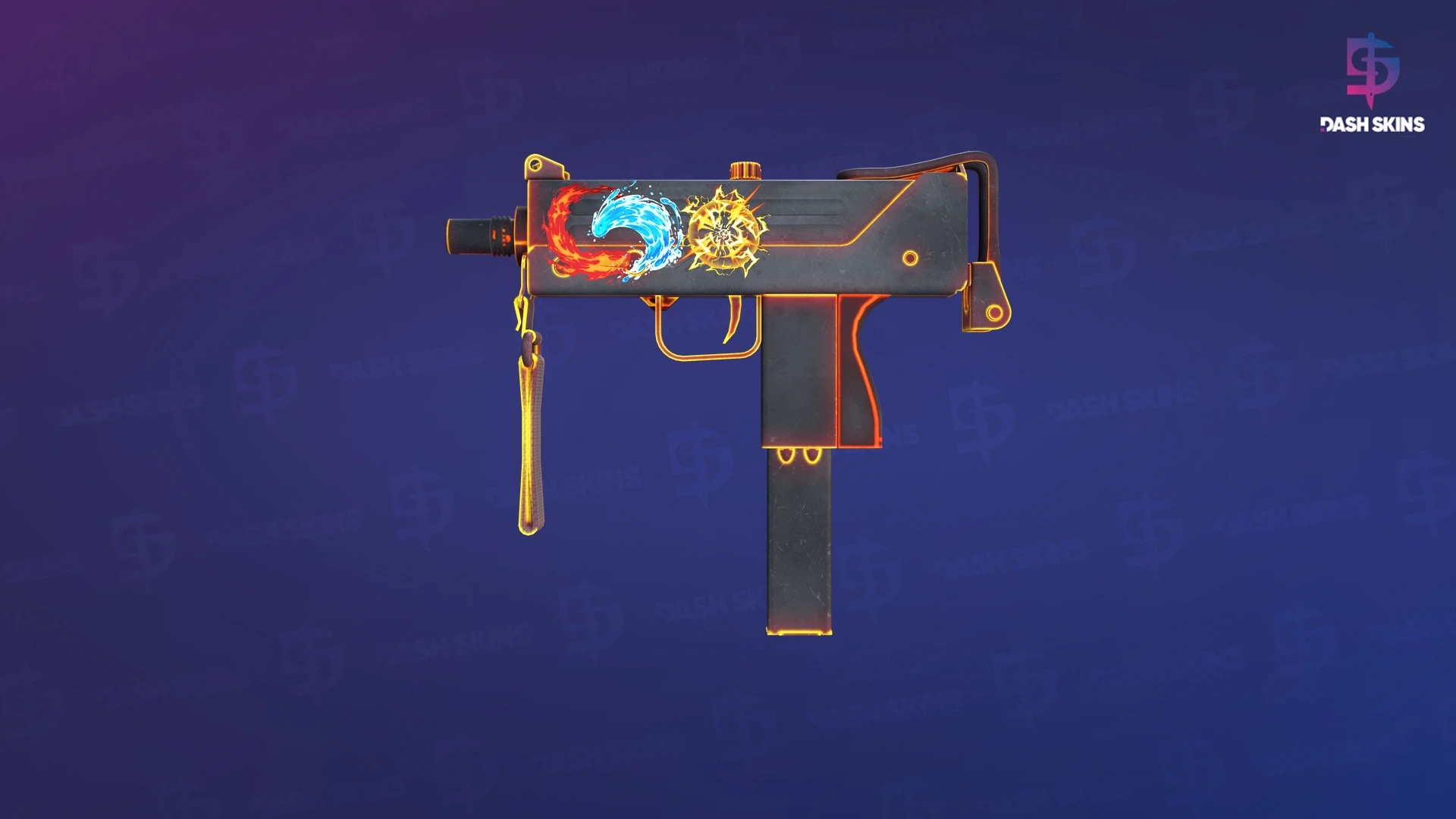 MAC-10 | Heat (Factory New) Screenshot Playside
