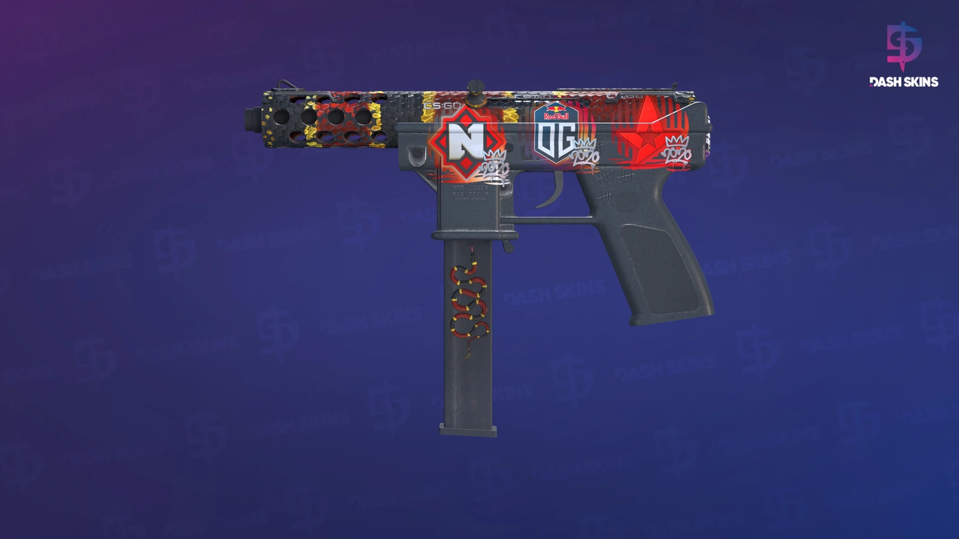 Tec-9 | Snek-9 (Well-Worn) Screenshot Playside
