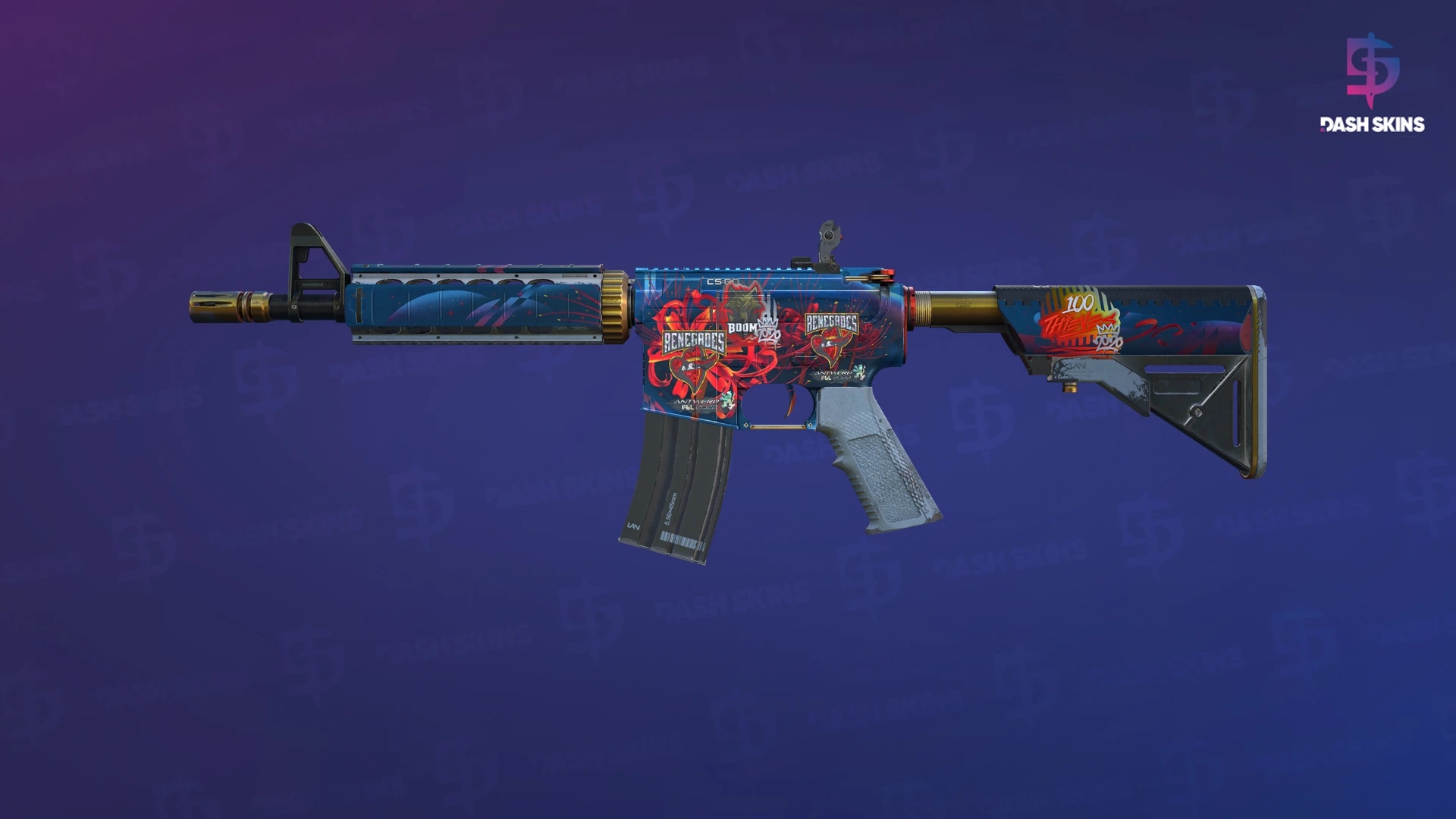 M4A4 | Spider Lily (Field-Tested) Screenshot Playside