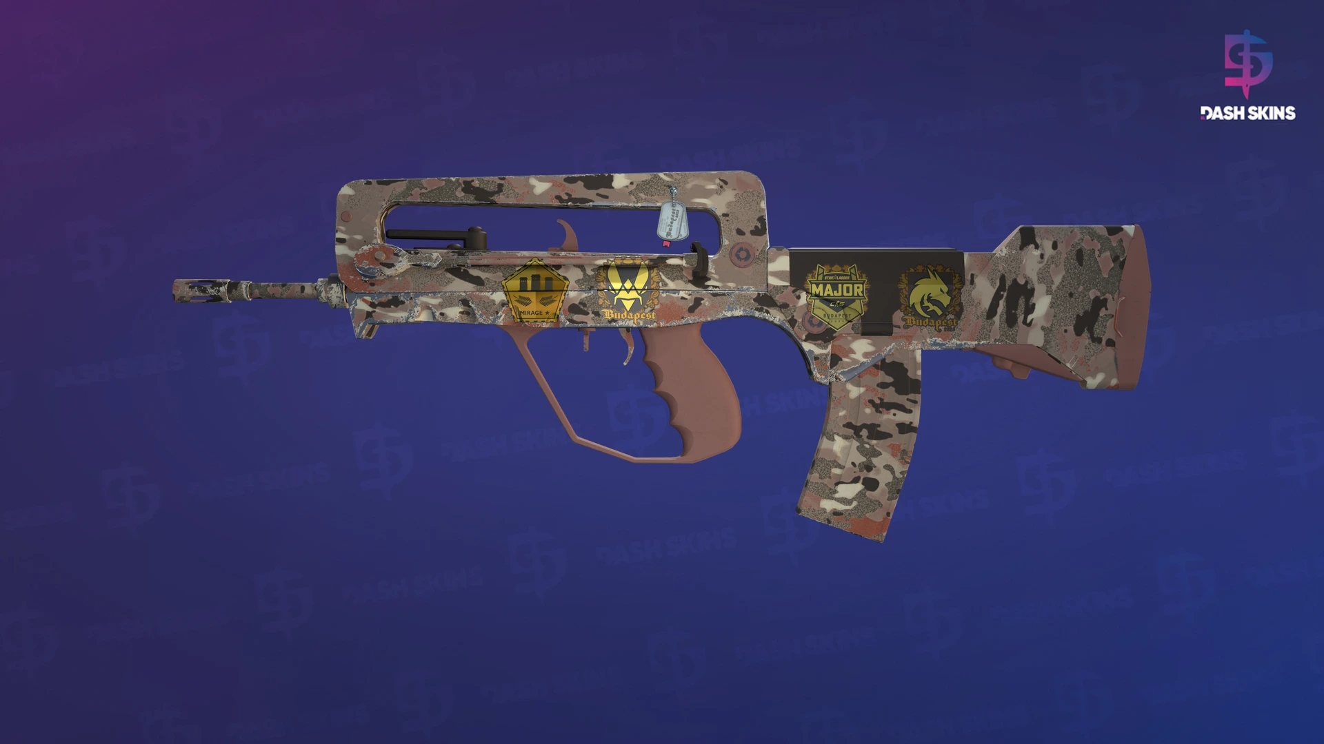 Souvenir FAMAS | CaliCamo (Factory New) Screenshot Playside