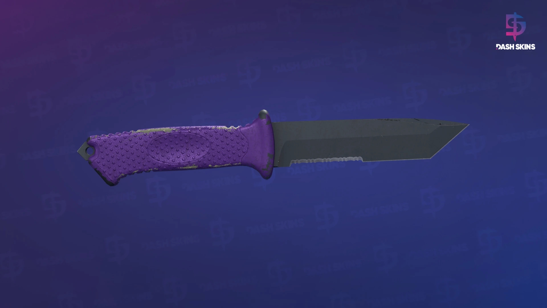 ★ Ursus Knife | Ultraviolet (Battle-Scarred) Screenshot Playside