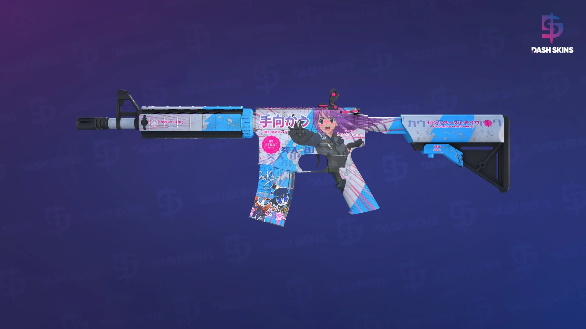 M4A4 | Temukau (Field-Tested) Screenshot Playside