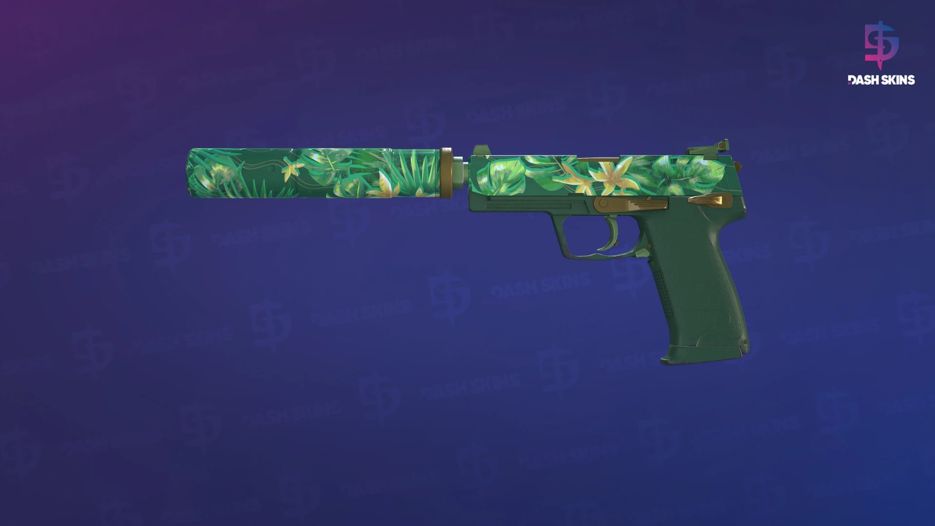 USP-S | Tropical Breeze (Minimal Wear) Screenshot Playside