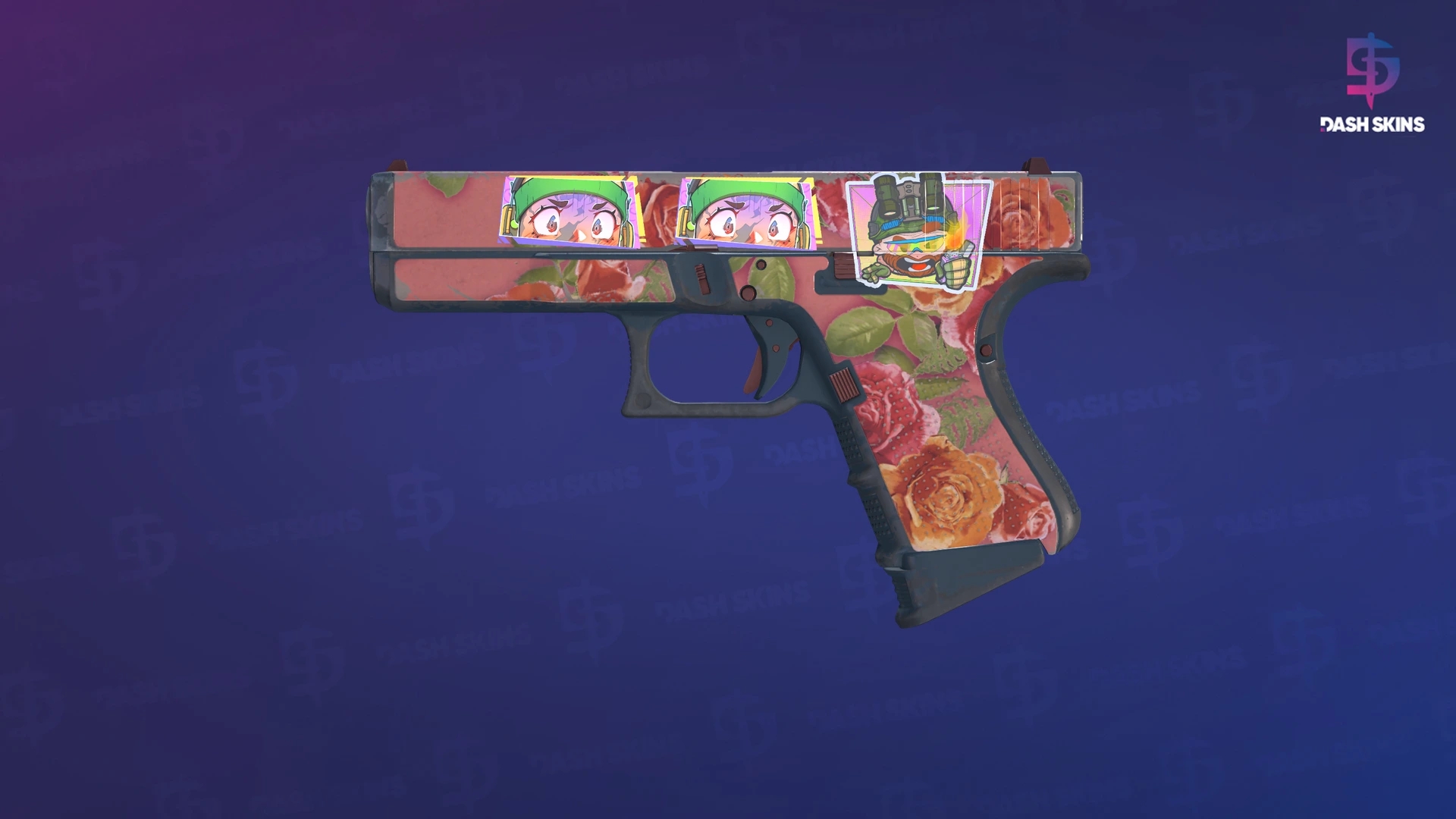 Glock-18 | Coral Bloom (Field-Tested) Screenshot Playside