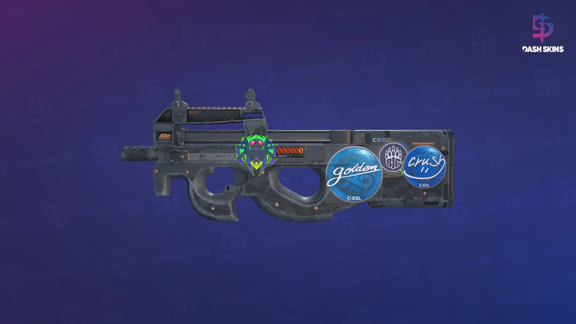 StatTrak™ P90 | Elite Build (Well-Worn) Screenshot Playside