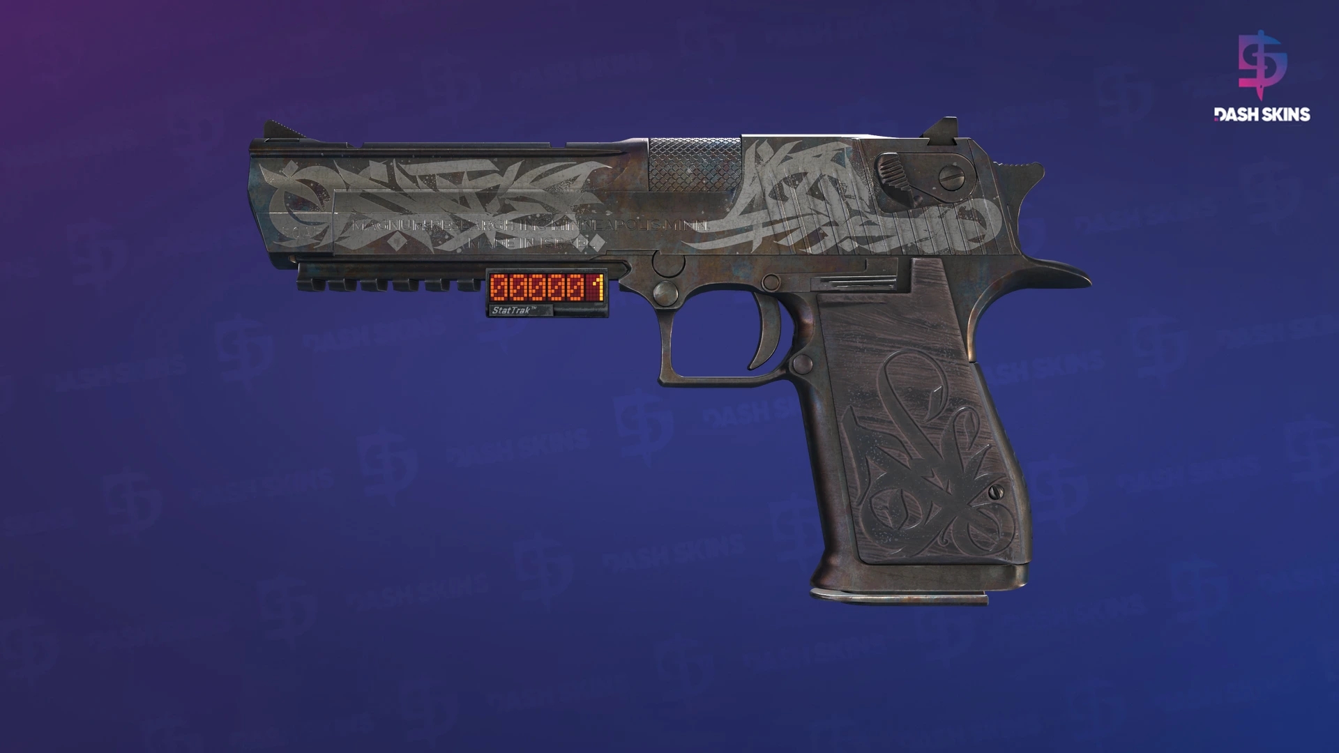 StatTrak™ Desert Eagle | Calligraffiti (Well-Worn) Screenshot Playside