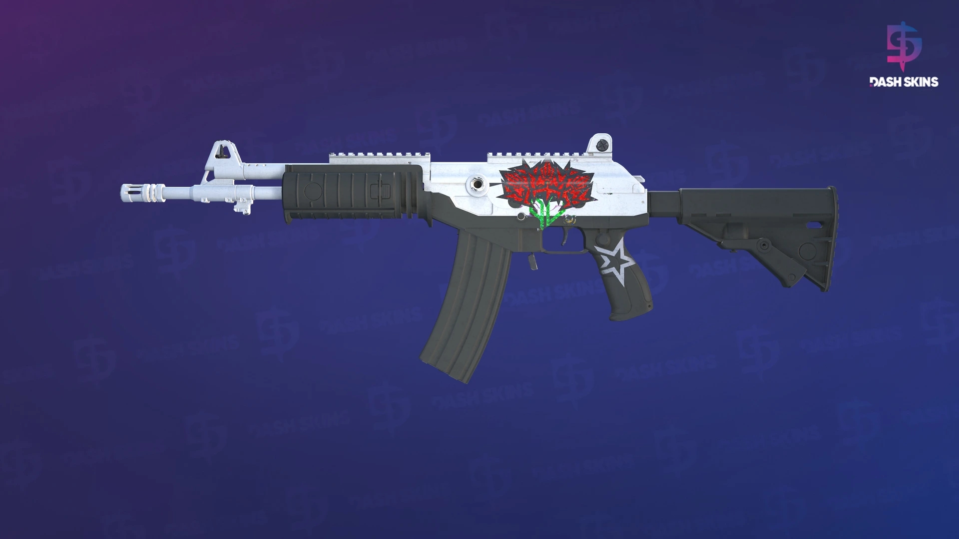 Galil AR | Tuxedo (Minimal Wear) Screenshot Playside