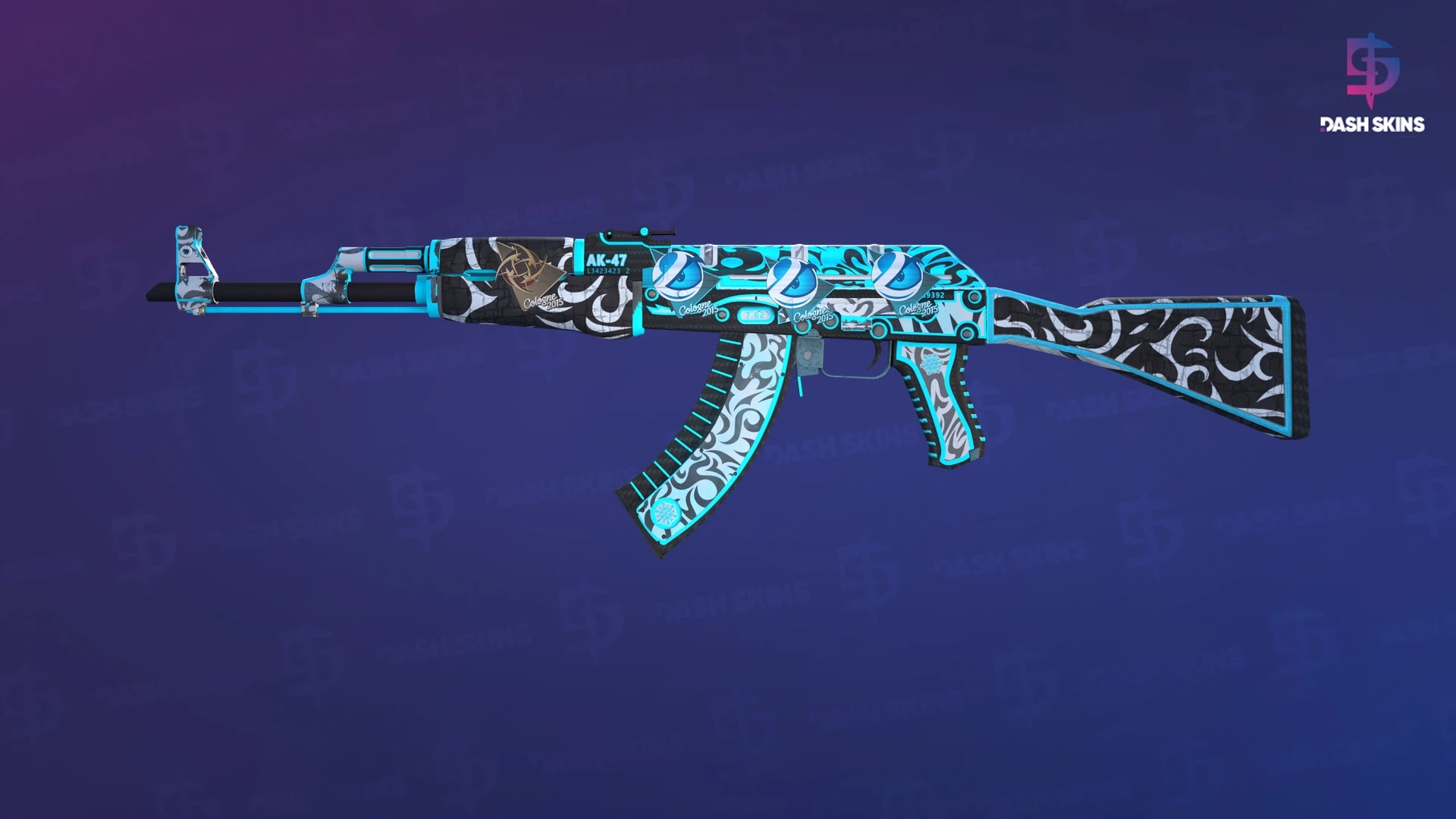 AK-47 | Frontside Misty (Minimal Wear) Screenshot Playside