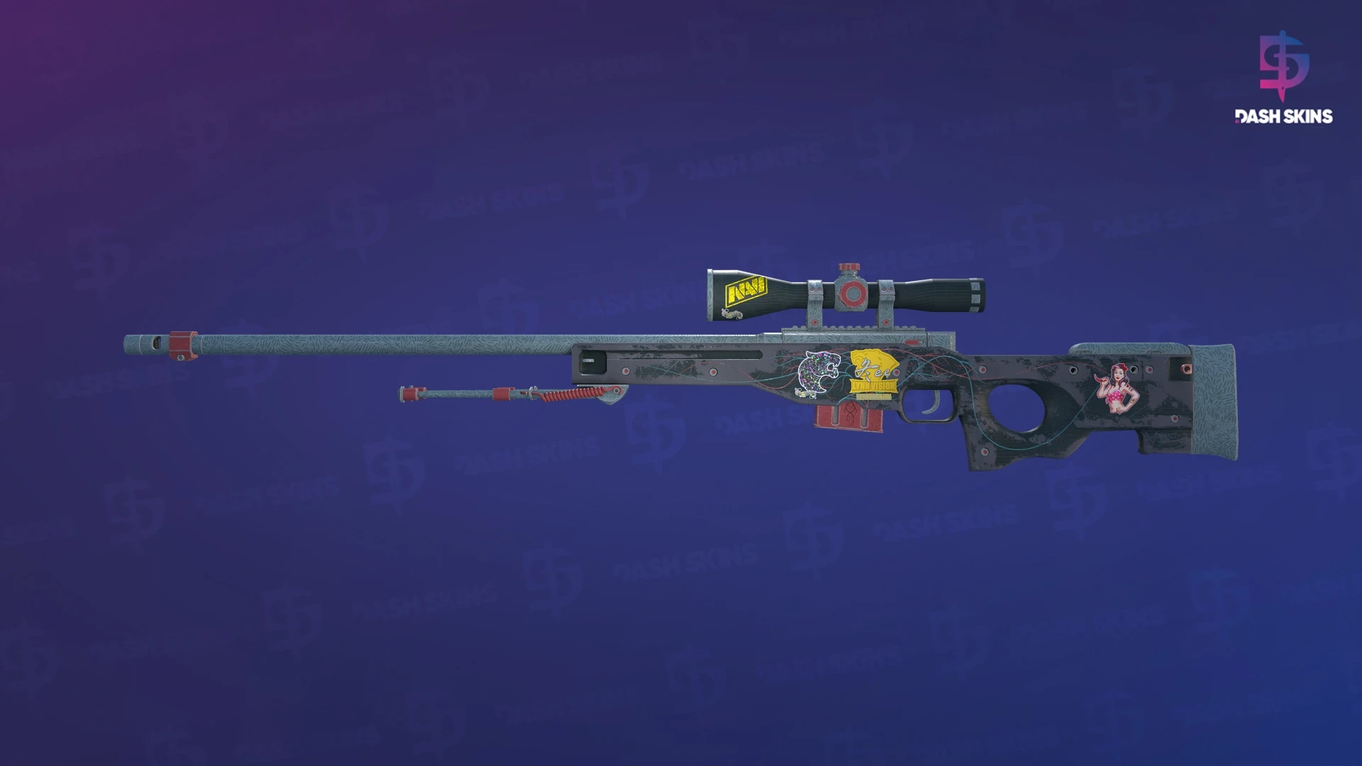 AWP | Capillary (Battle-Scarred) Screenshot Playside