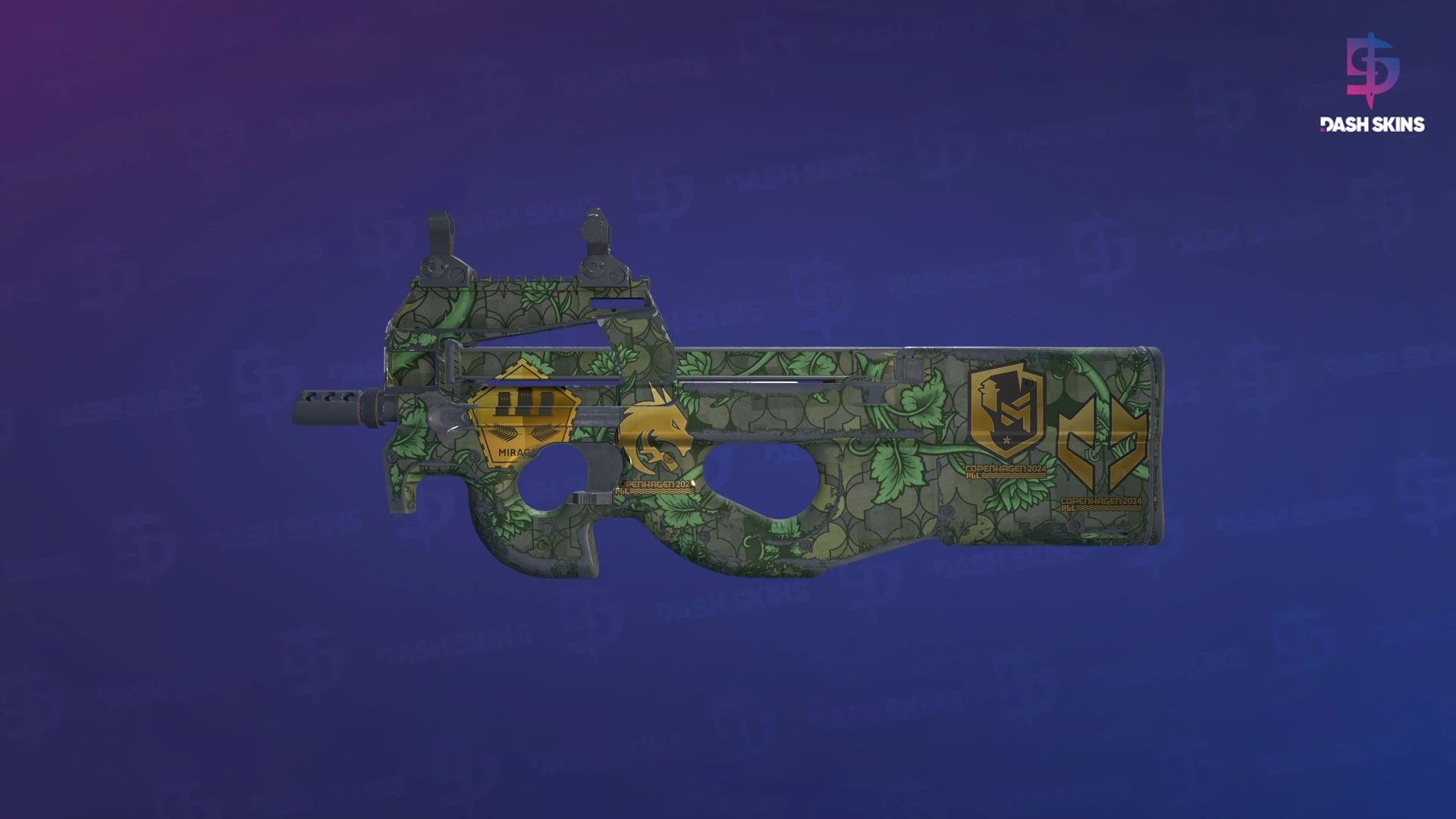 Souvenir P90 | Verdant Growth (Field-Tested) Screenshot Playside