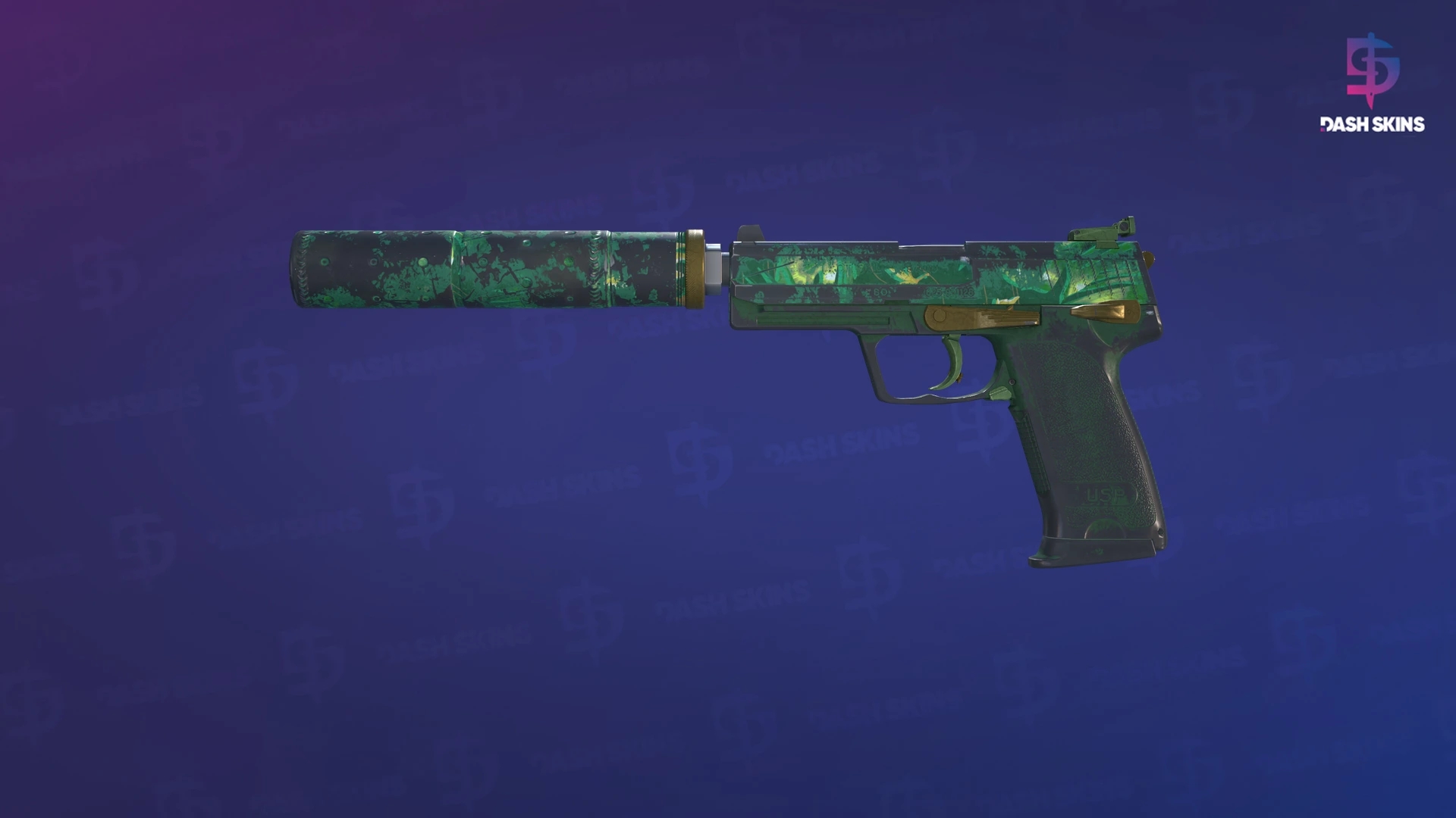 USP-S | Tropical Breeze (Battle-Scarred) Screenshot Playside