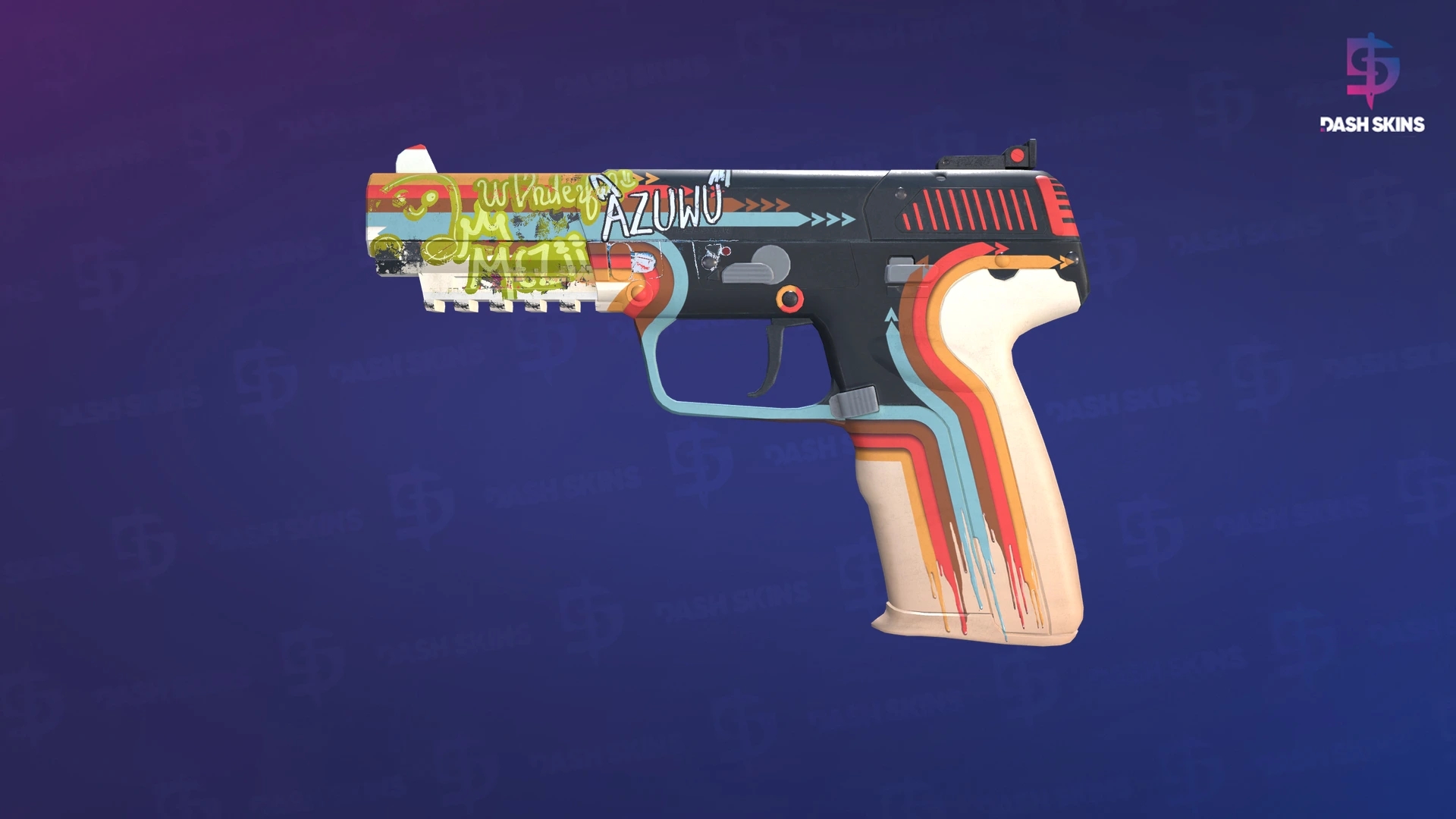 Five-SeveN | Retrobution (Minimal Wear) Screenshot Playside