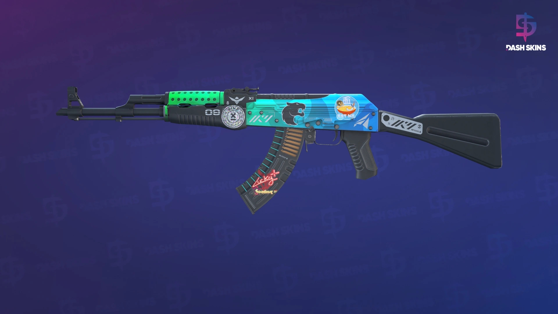AK-47 | Ice Coaled (Factory New) Screenshot Playside
