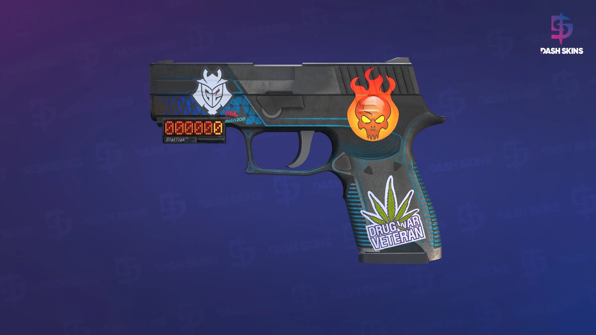 StatTrak™ P250 | Valence (Battle-Scarred) Screenshot Playside