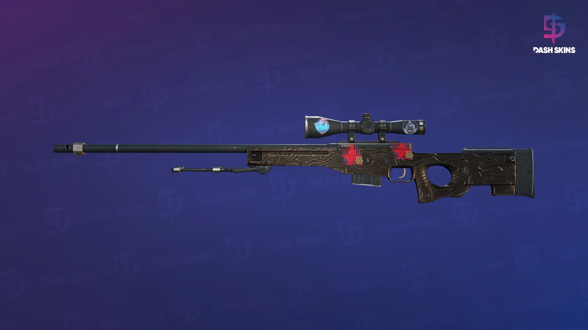 AWP | Black Nile (Well-Worn) Screenshot Playside