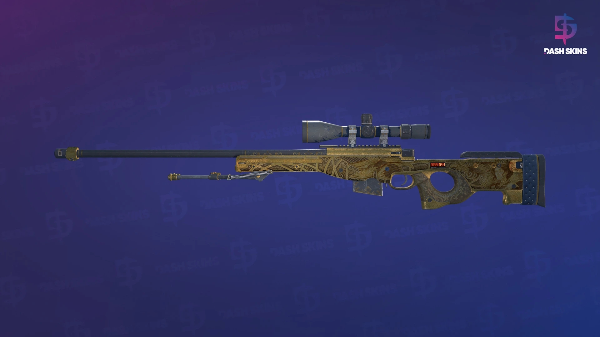 StatTrak™ AWP | Queen's Gambit (Battle-Scarred) Screenshot Playside
