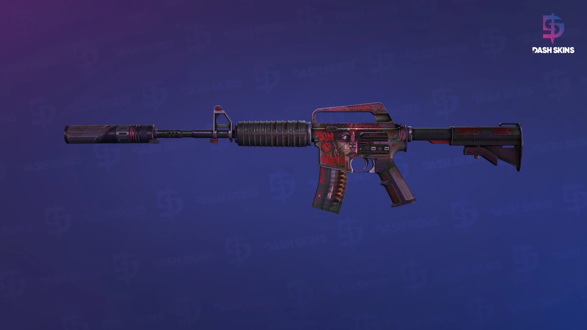M4A1-S | Night Terror (Well-Worn) Screenshot Playside