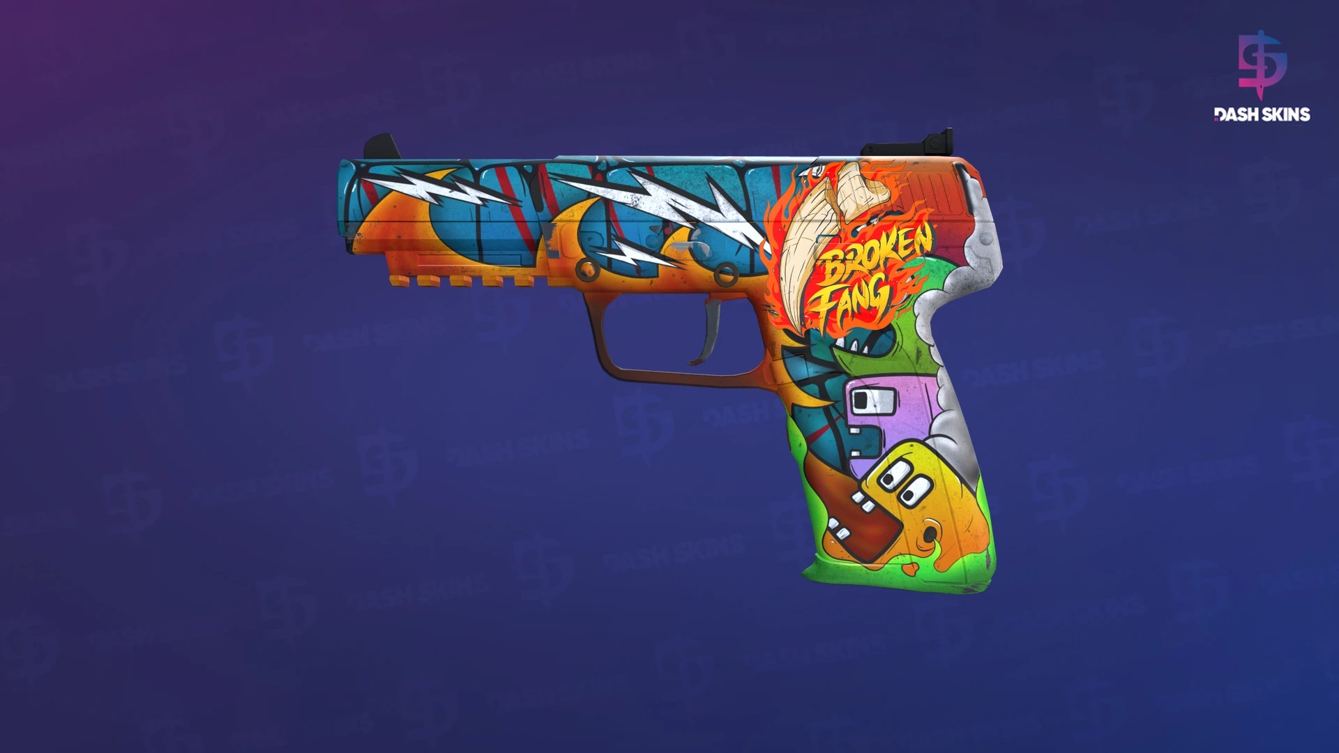 Five-SeveN | Angry Mob (Minimal Wear) Screenshot Playside