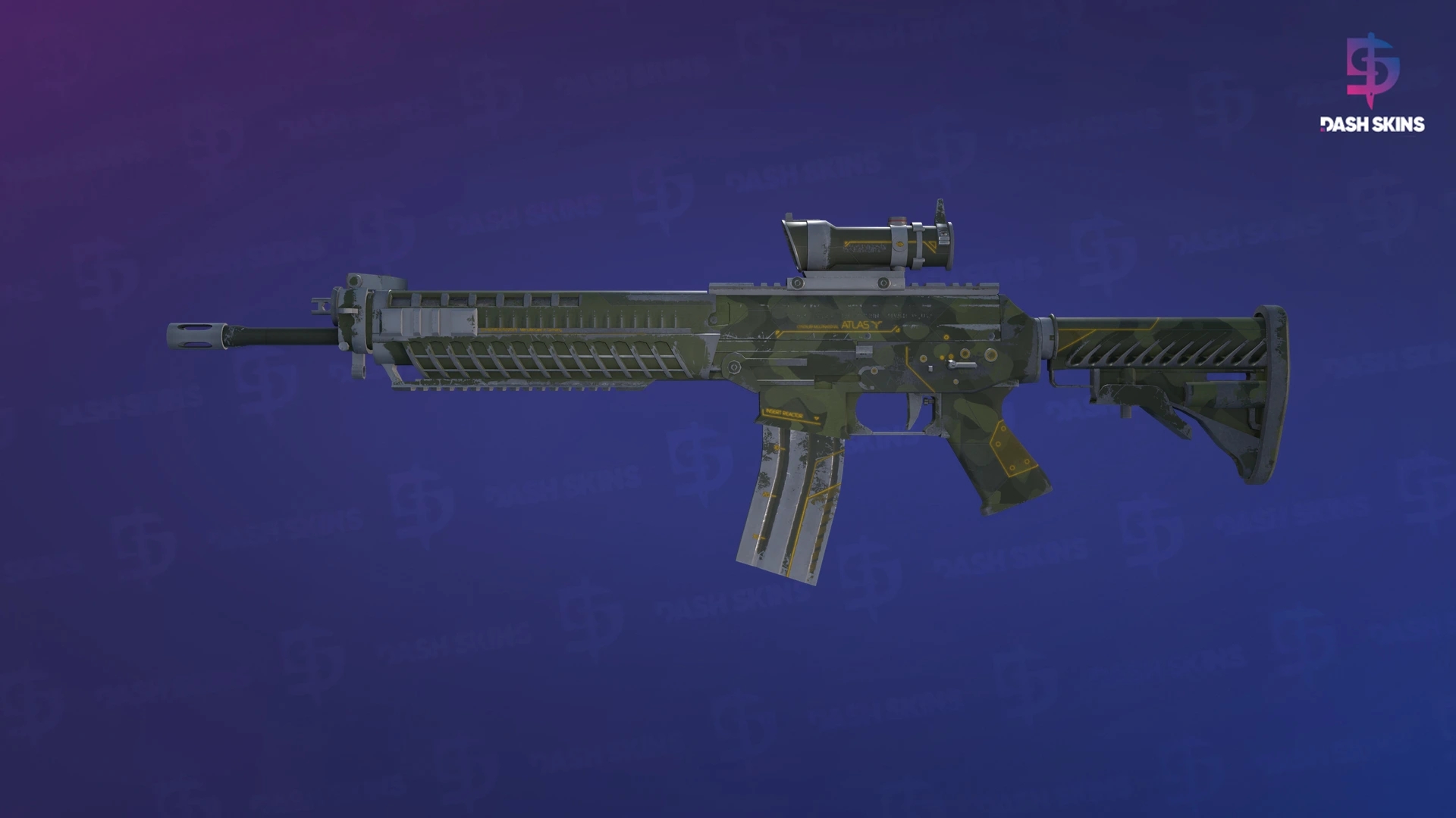 SG 553 | Atlas (Well-Worn) Screenshot Playside