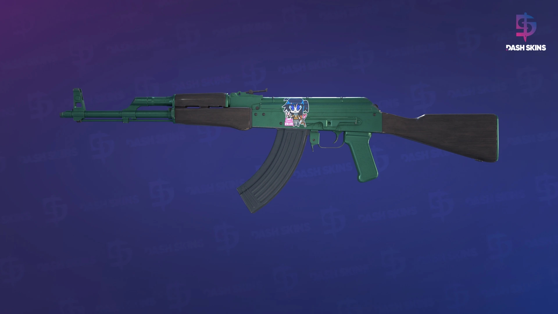 AK-47 | Wintergreen (Field-Tested) Screenshot Playside