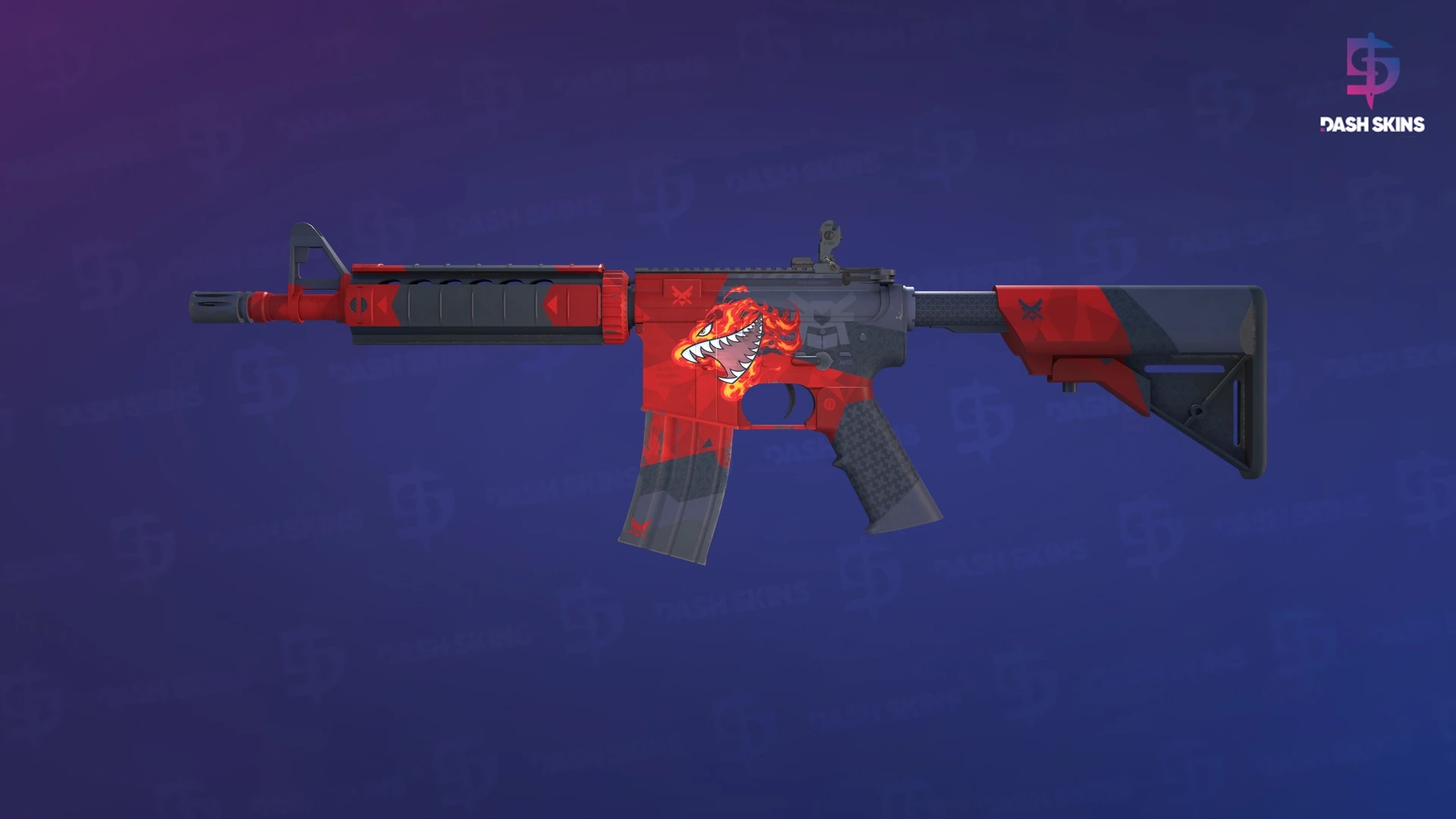 M4A4 | Evil Daimyo (Minimal Wear) Screenshot Playside