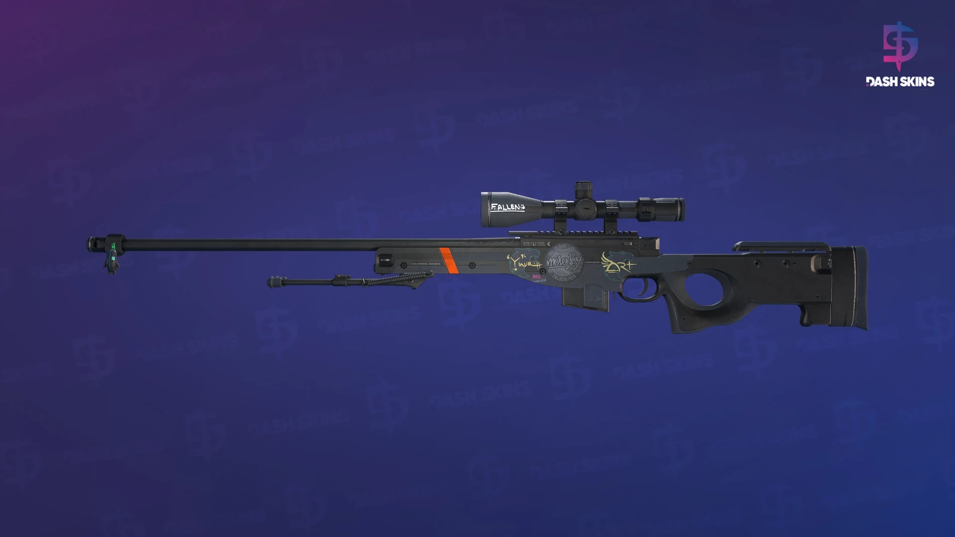 AWP | Black Box (Well-Worn) Screenshot Playside