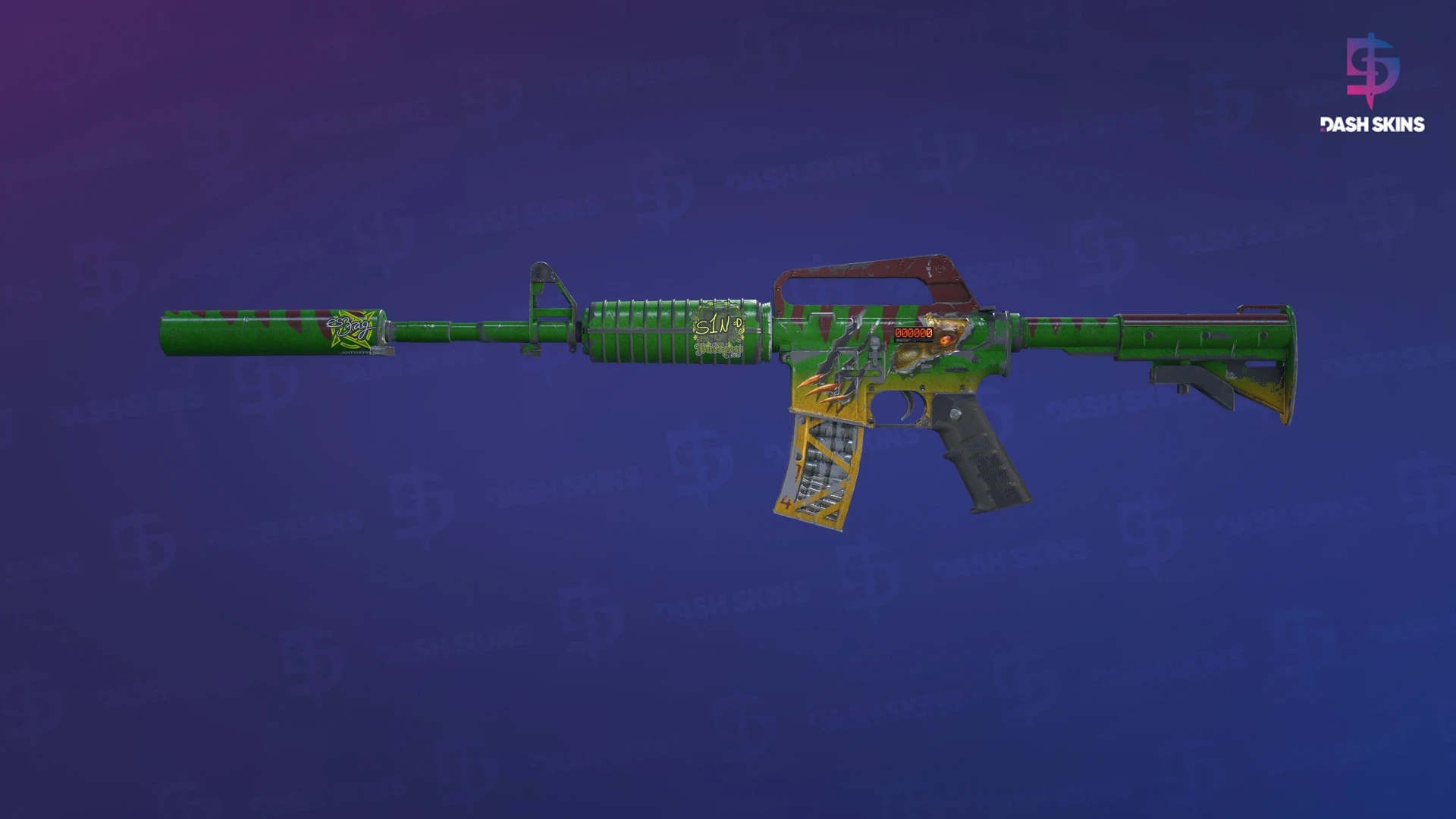 StatTrak™ M4A1-S | Emphorosaur-S (Battle-Scarred) Screenshot Playside