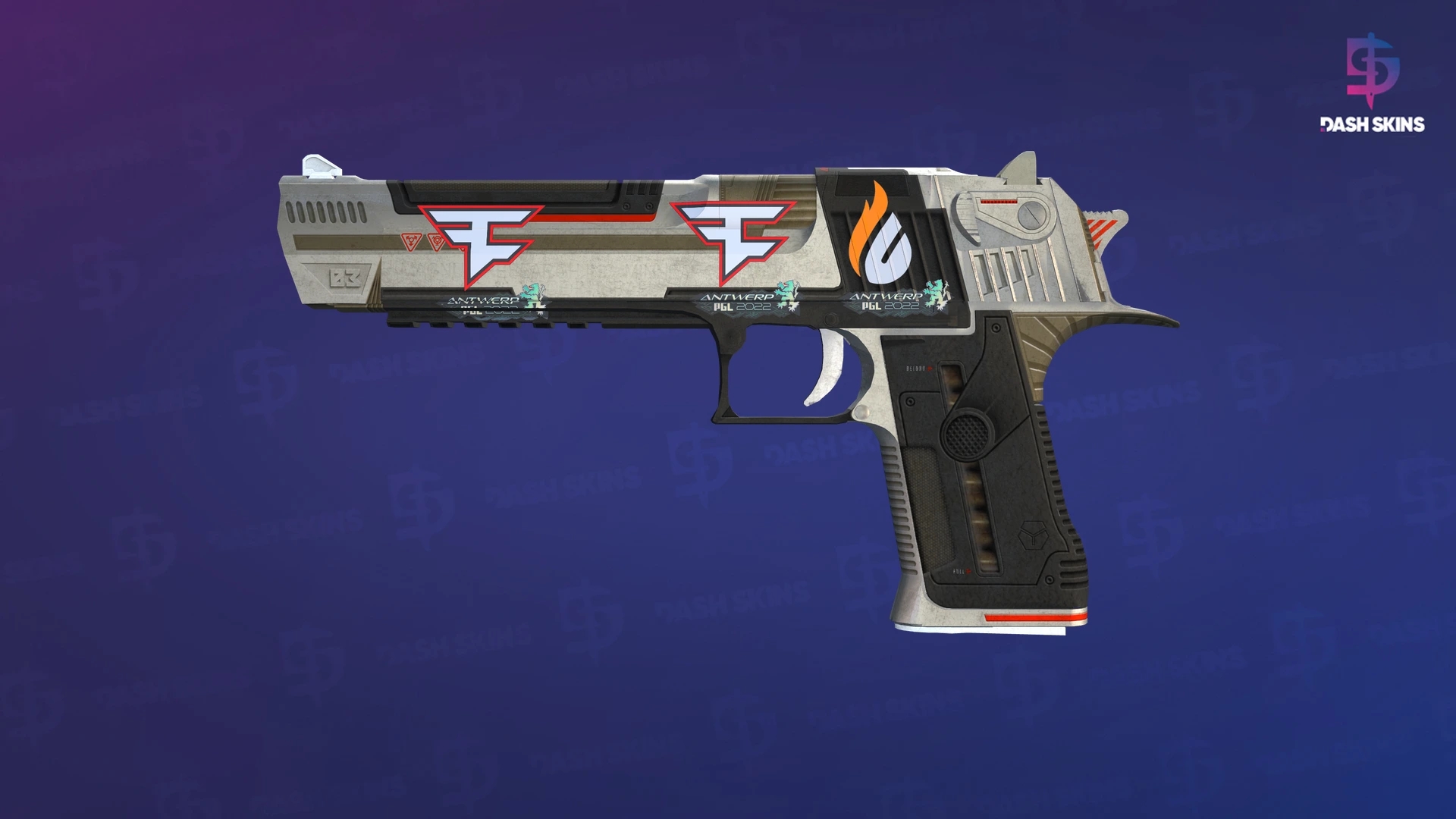 Desert Eagle | Mecha Industries (Well-Worn) Screenshot Playside