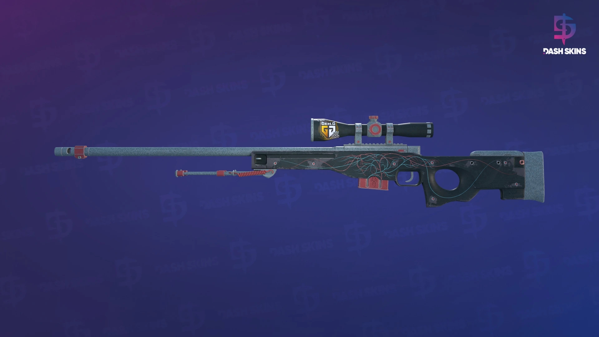 AWP | Capillary (Field-Tested) Screenshot Playside