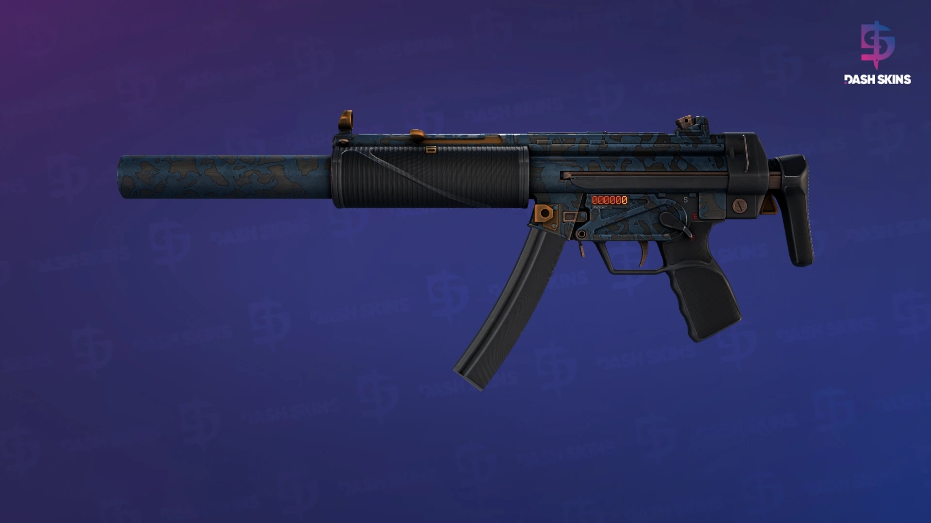 StatTrak™ MP5-SD | Acid Wash (Minimal Wear) Screenshot Playside