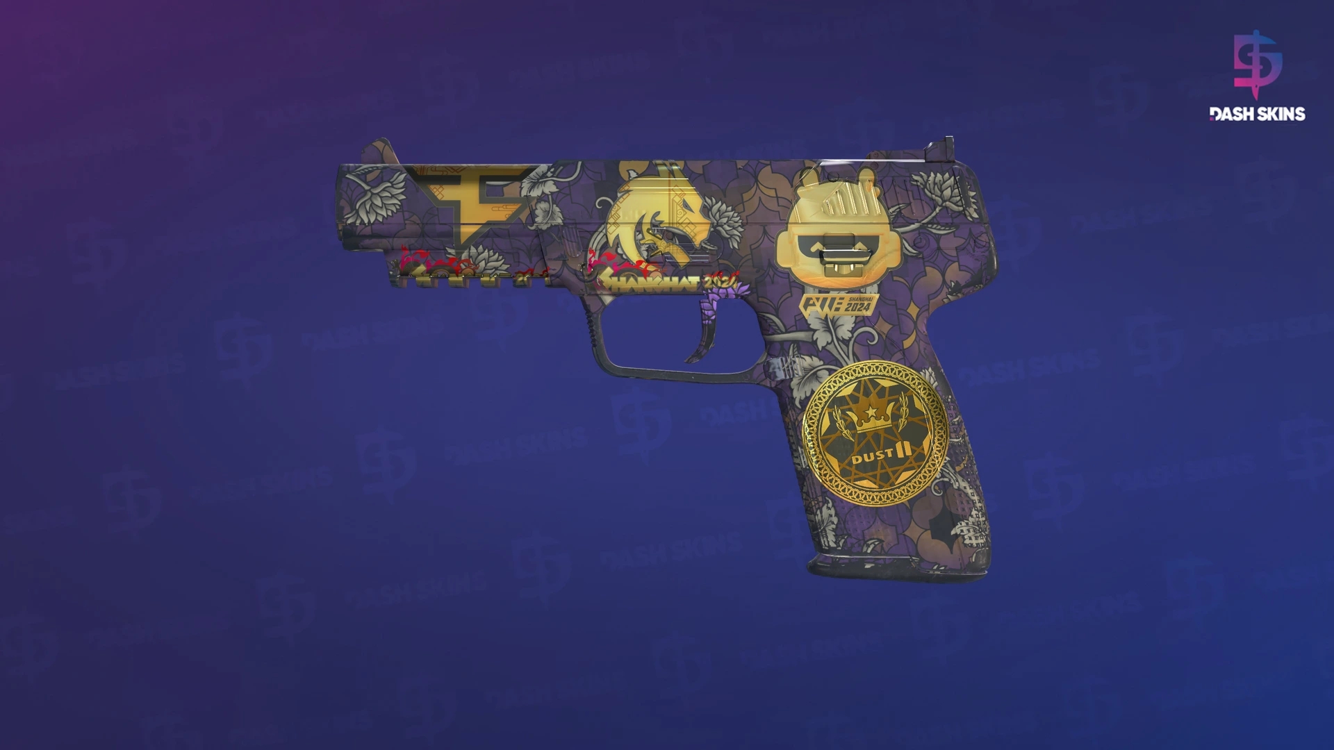 Souvenir Five-SeveN | Withered Vine (Minimal Wear) Screenshot Playside