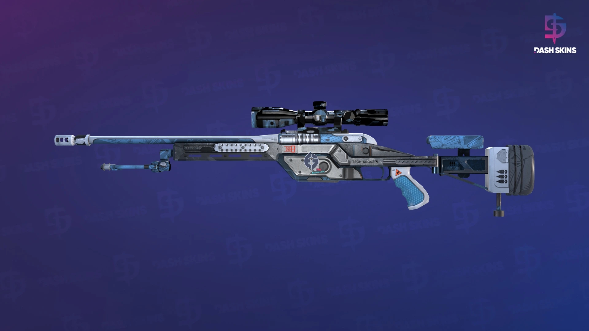 SSG 08 | Ghost Crusader (Minimal Wear) Screenshot Playside