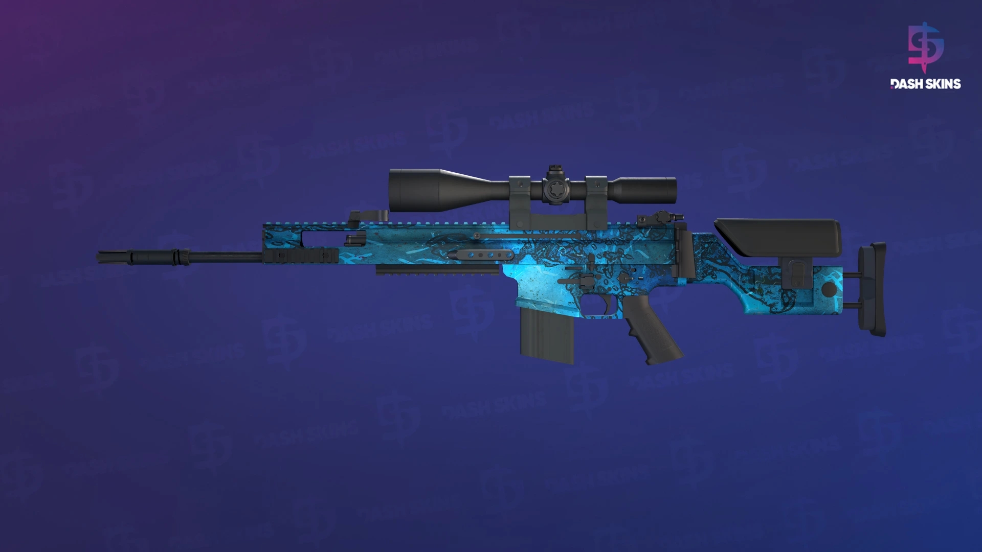 SCAR-20 | Grotto (Minimal Wear) Screenshot Playside
