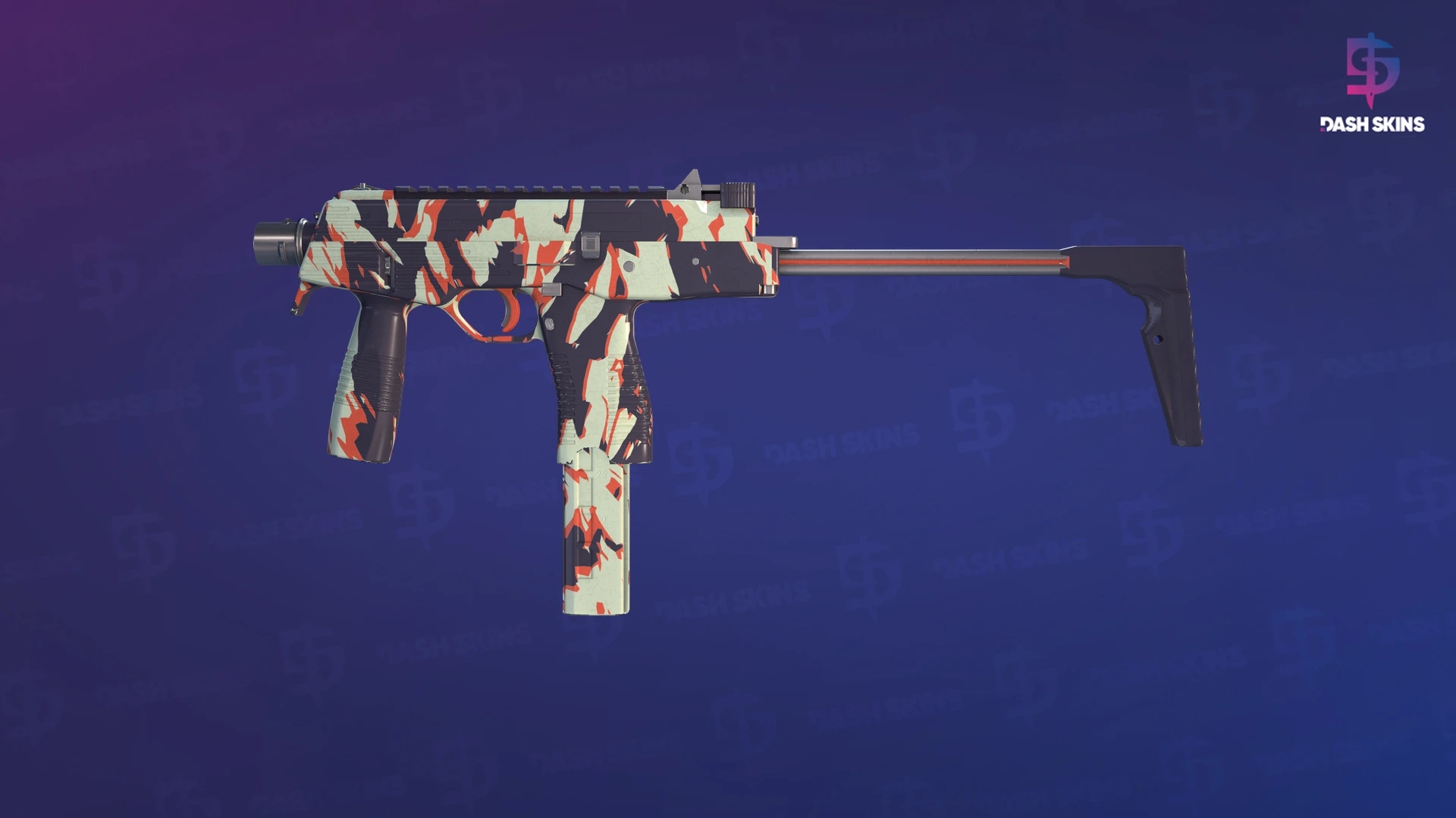 MP9 | Shredded (Minimal Wear) Screenshot Playside