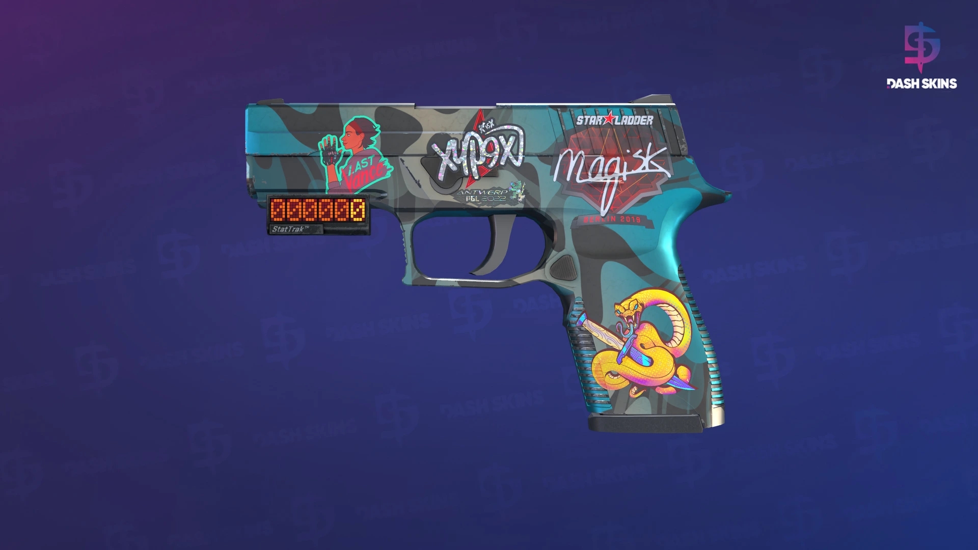 StatTrak™ P250 | Ripple (Minimal Wear) Screenshot Playside