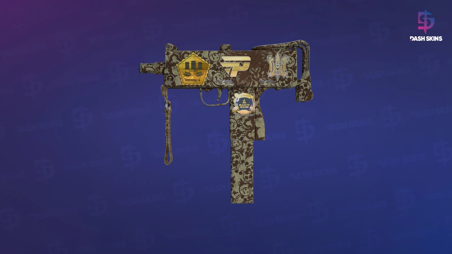 Souvenir MAC-10 | Sienna Damask (Factory New) Screenshot Playside