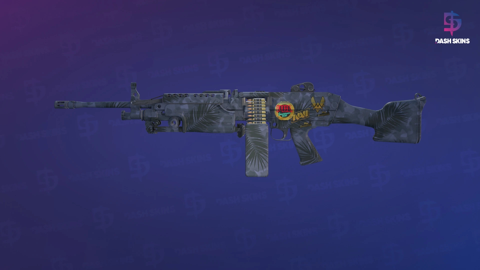 Souvenir M249 | Midnight Palm (Factory New) Screenshot Playside