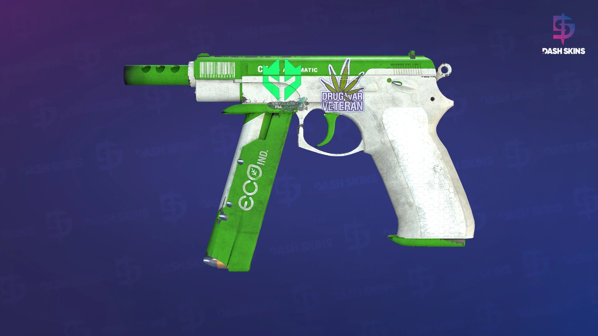 CZ75-Auto | Eco (Well-Worn) Screenshot Playside