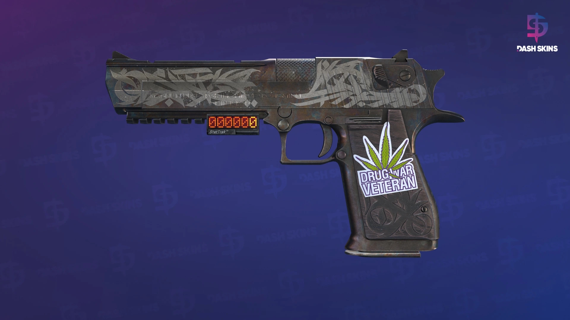 StatTrak™ Desert Eagle | Calligraffiti (Well-Worn) Screenshot Playside