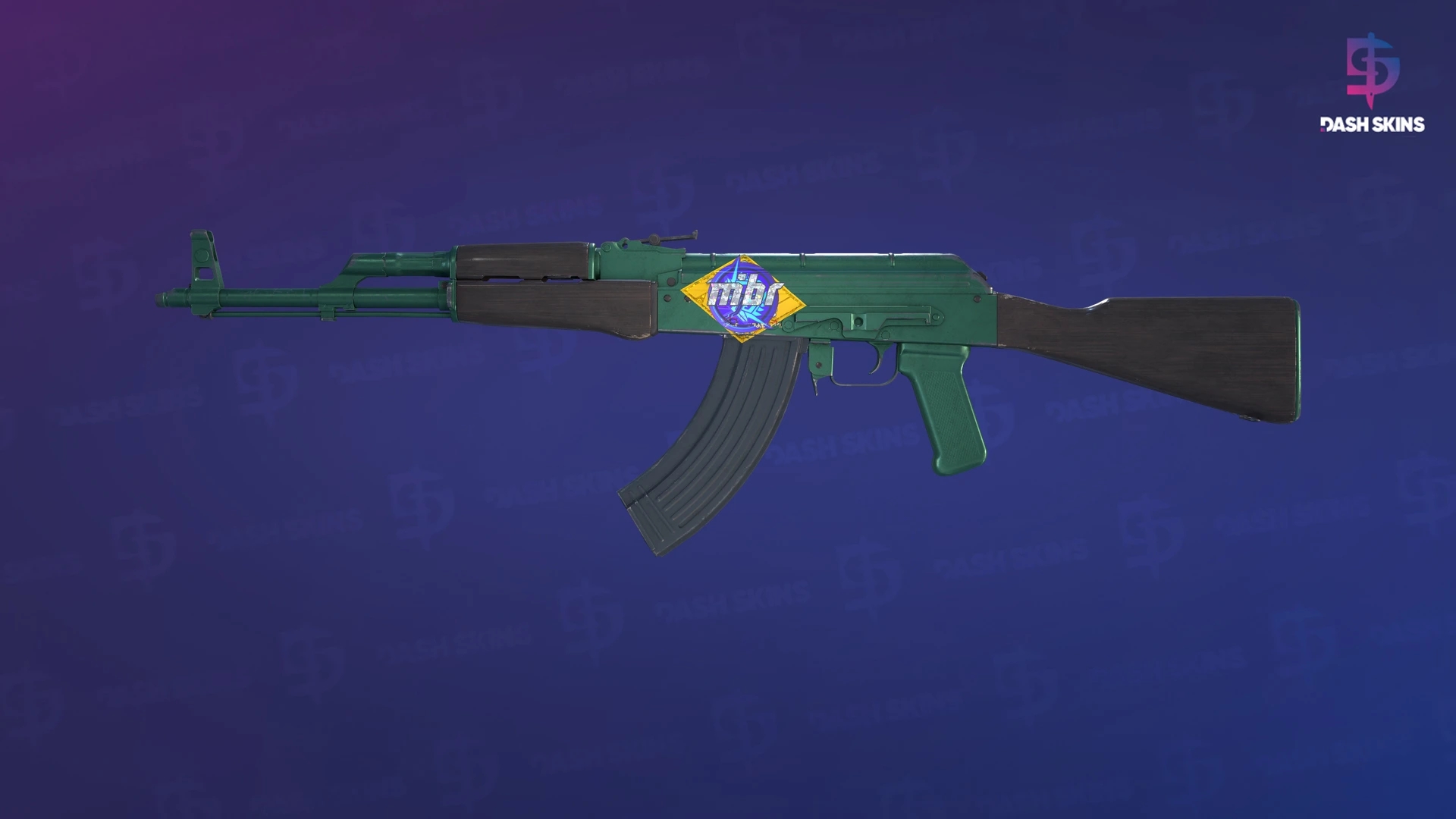 AK-47 | Wintergreen (Field-Tested) Screenshot Playside