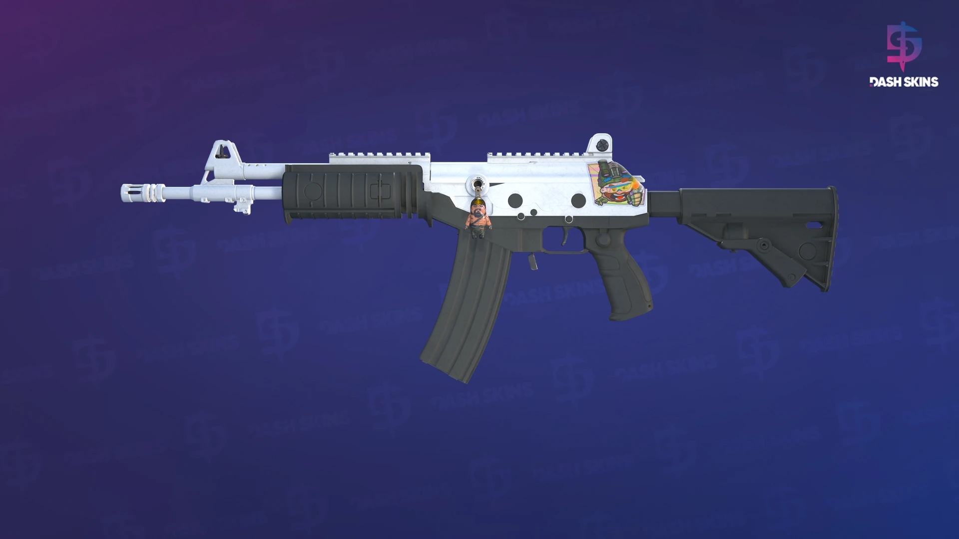 Galil AR | Tuxedo (Minimal Wear) Screenshot Playside