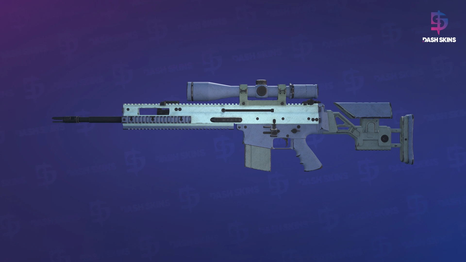 SCAR-20 | Storm (Well-Worn) Screenshot Playside