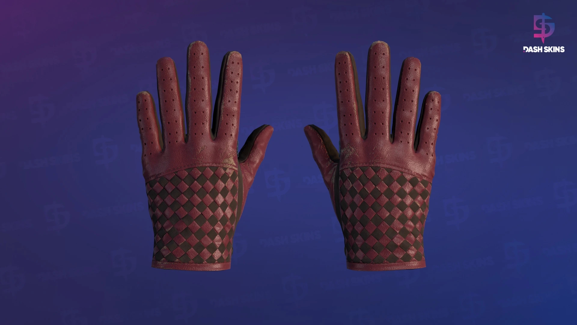 ★ Driver Gloves | Crimson Weave (Well-Worn) Screenshot Playside