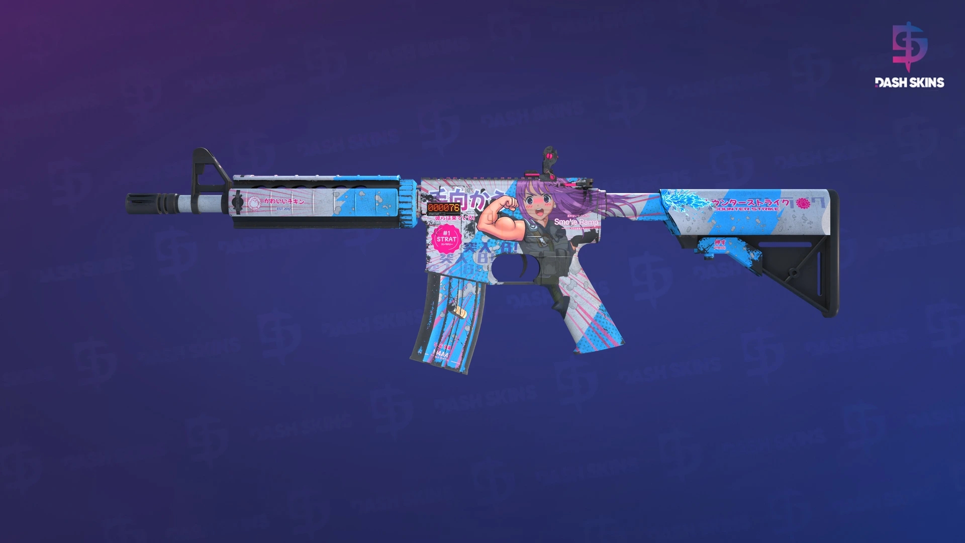 StatTrak™ M4A4 | Temukau (Field-Tested) Screenshot Playside