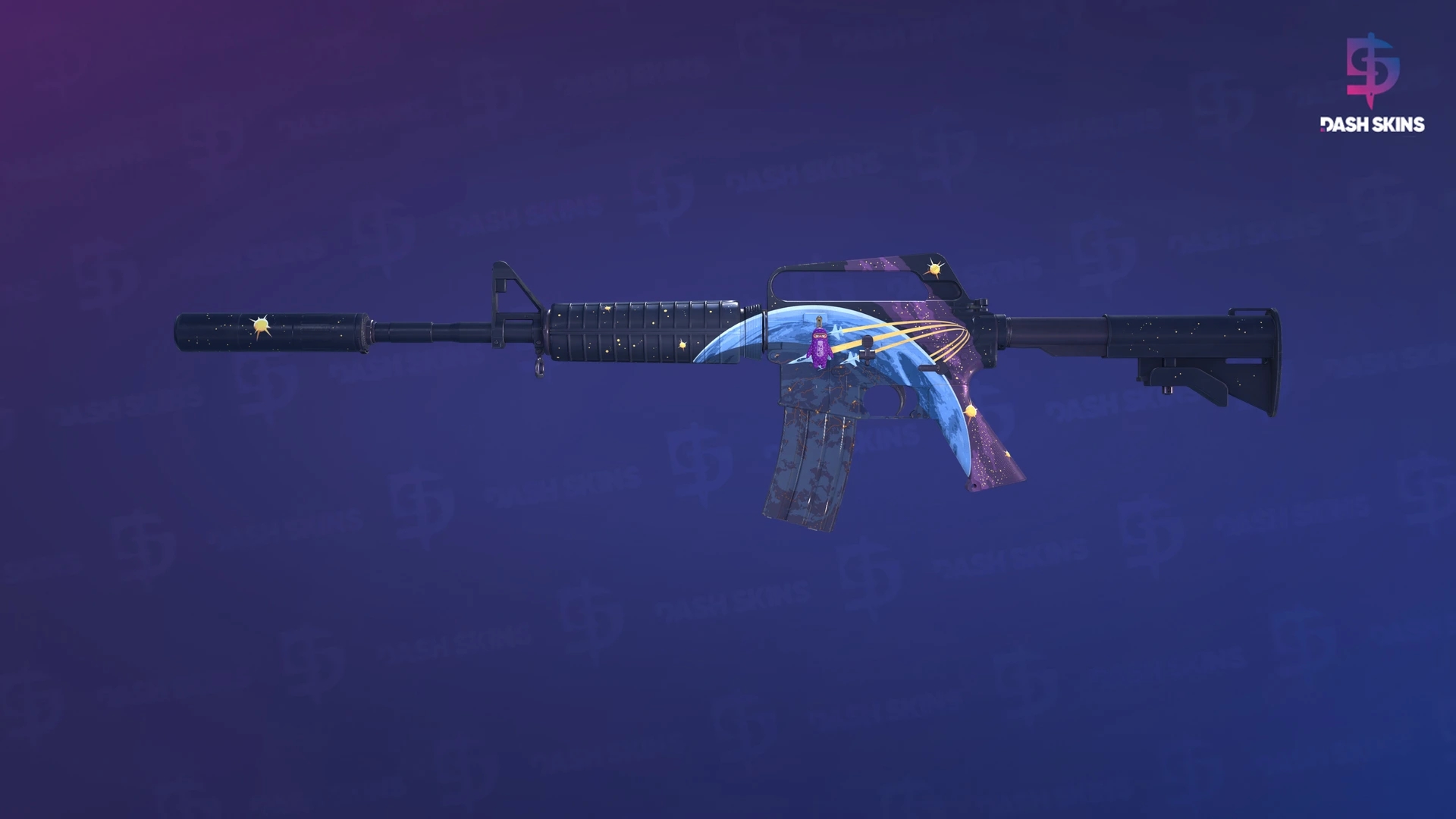 M4A1-S | Stratosphere (Minimal Wear) Screenshot Playside