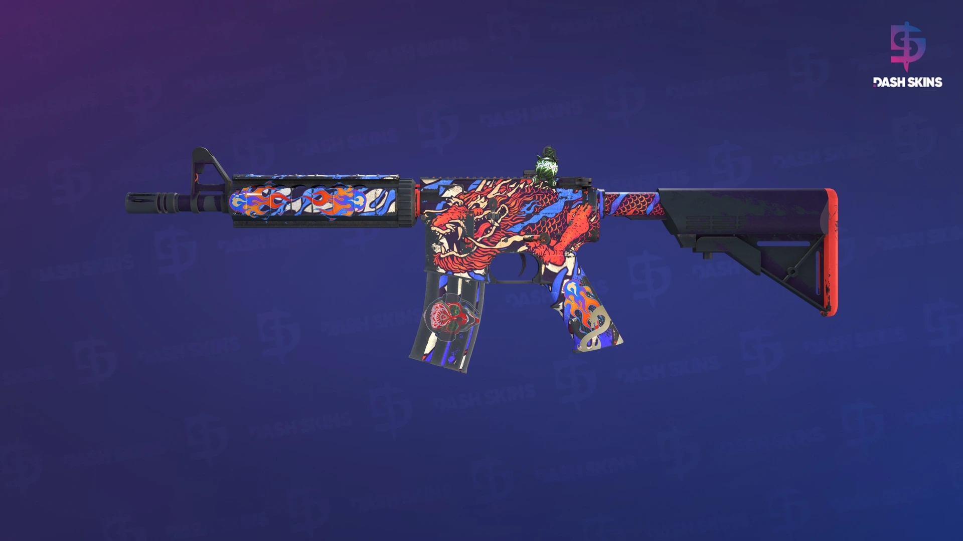 M4A4 | 龍王 (Dragon King) (Field-Tested) Screenshot Playside