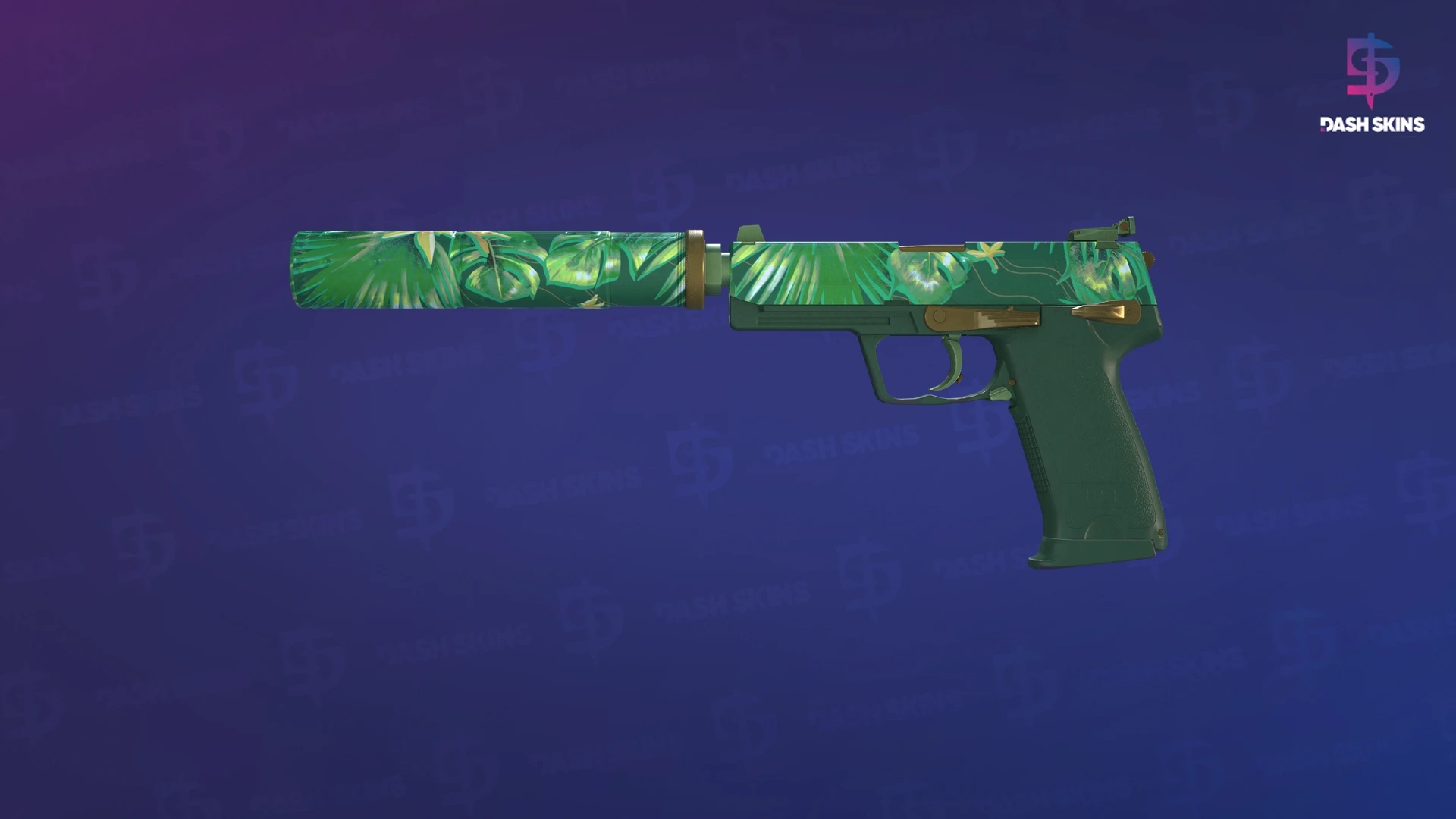 USP-S | Tropical Breeze (Minimal Wear) Screenshot Playside